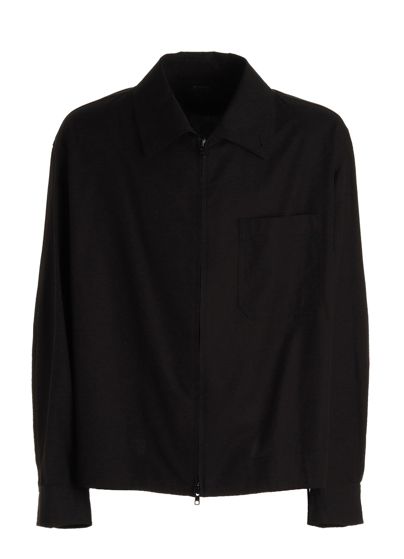 100/2 COTTON BROAD ZIP-UP BLOUSON