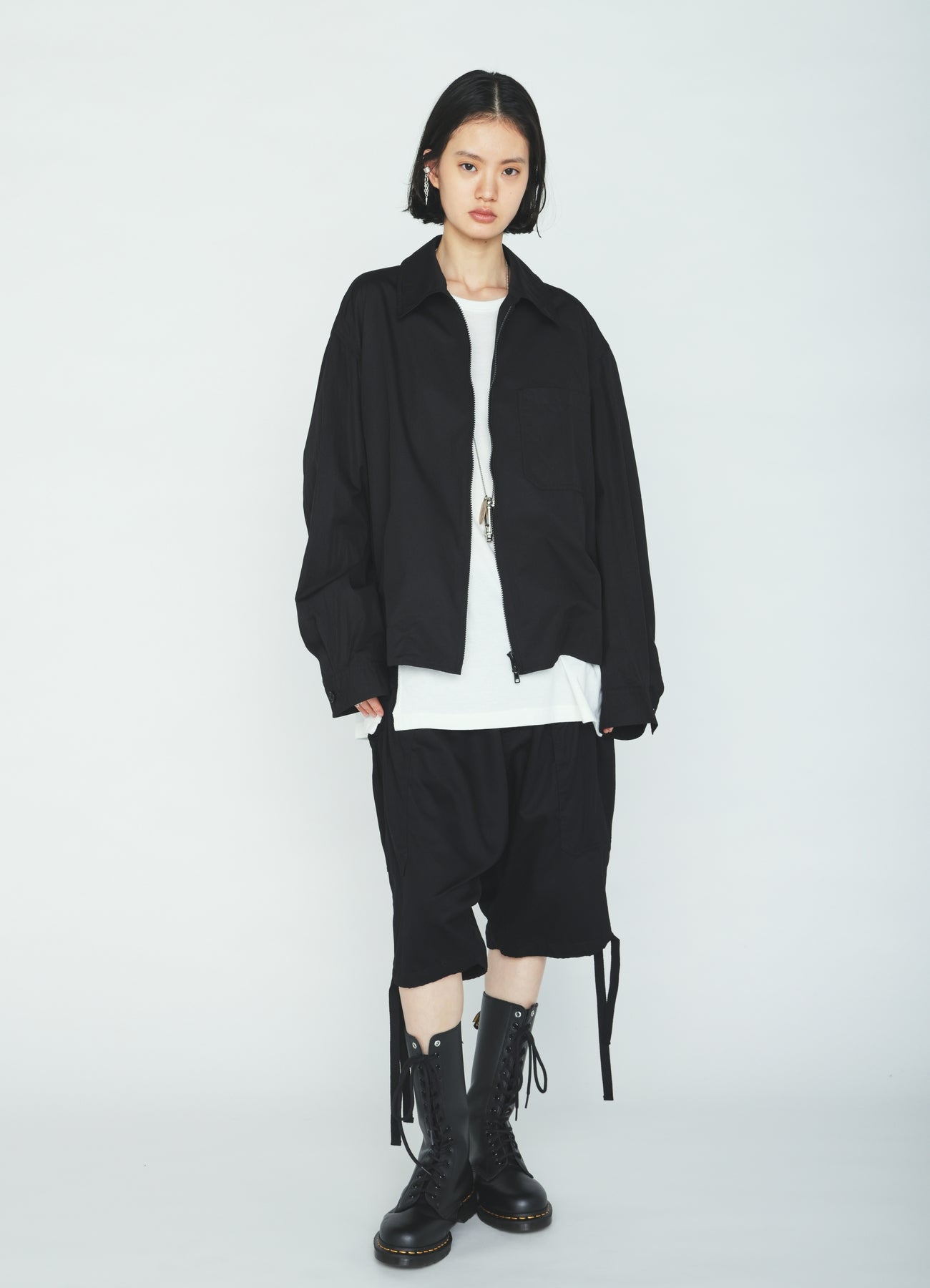 100/2 COTTON BROAD ZIP-UP BLOUSON – THE SHOP YOHJI YAMAMOTO