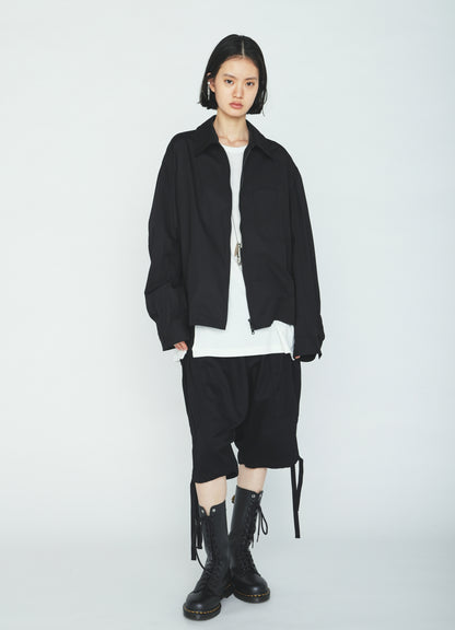 100/2 COTTON BROAD ZIP-UP BLOUSON