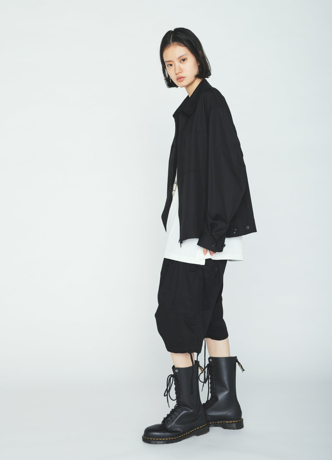 100/2 COTTON BROAD ZIP-UP BLOUSON – THE SHOP YOHJI YAMAMOTO