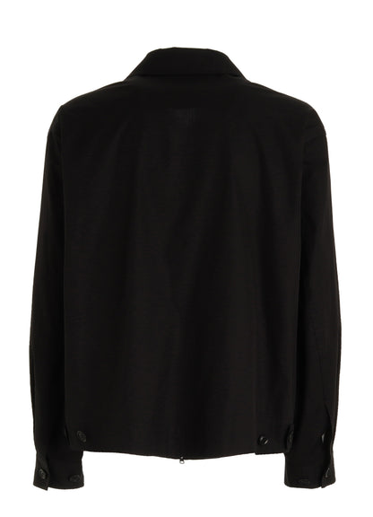 100/2 COTTON BROAD ZIP-UP BLOUSON