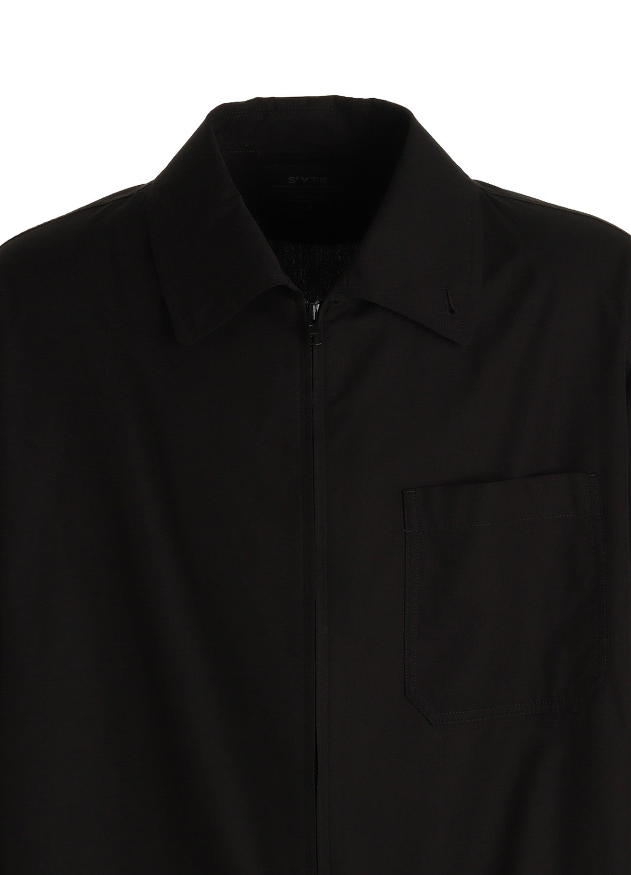 100/2 COTTON BROAD ZIP-UP BLOUSON