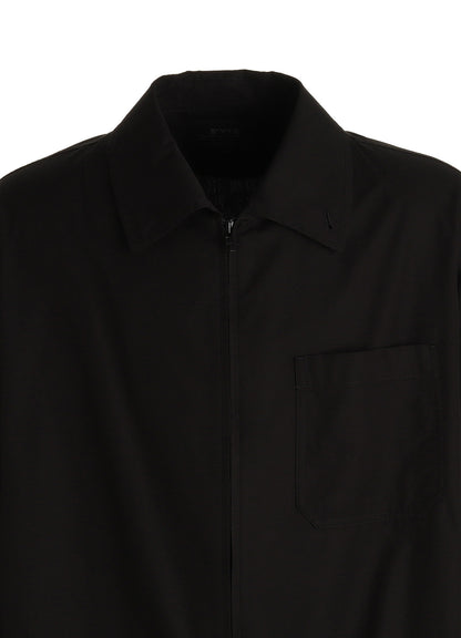 100/2 COTTON BROAD ZIP-UP BLOUSON