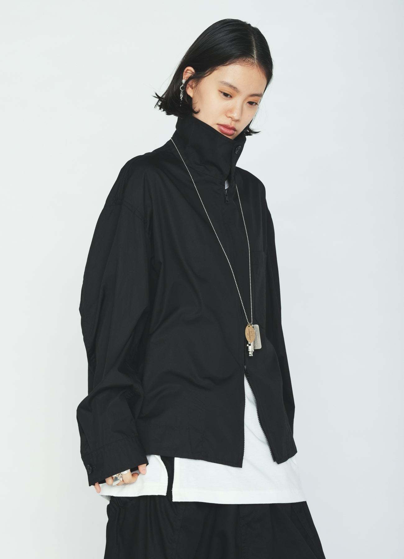 100/2 COTTON BROAD ZIP-UP BLOUSON – THE SHOP YOHJI YAMAMOTO