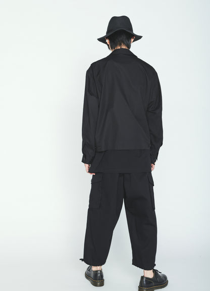 100/2 COTTON BROAD ZIP-UP BLOUSON
