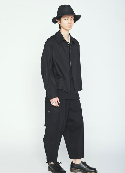 100/2 COTTON BROAD ZIP-UP BLOUSON