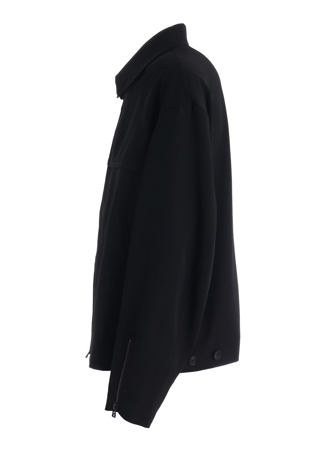 WASHER WOOL GABARDINE ZIP-UP BLOUSON – THE SHOP YOHJI YAMAMOTO