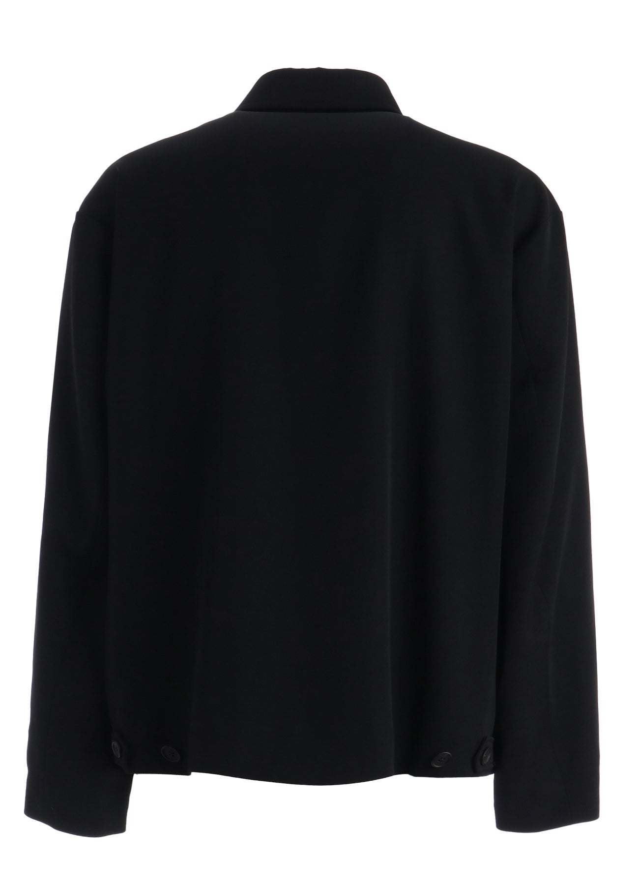 WASHER WOOL GABARDINE ZIP-UP BLOUSON