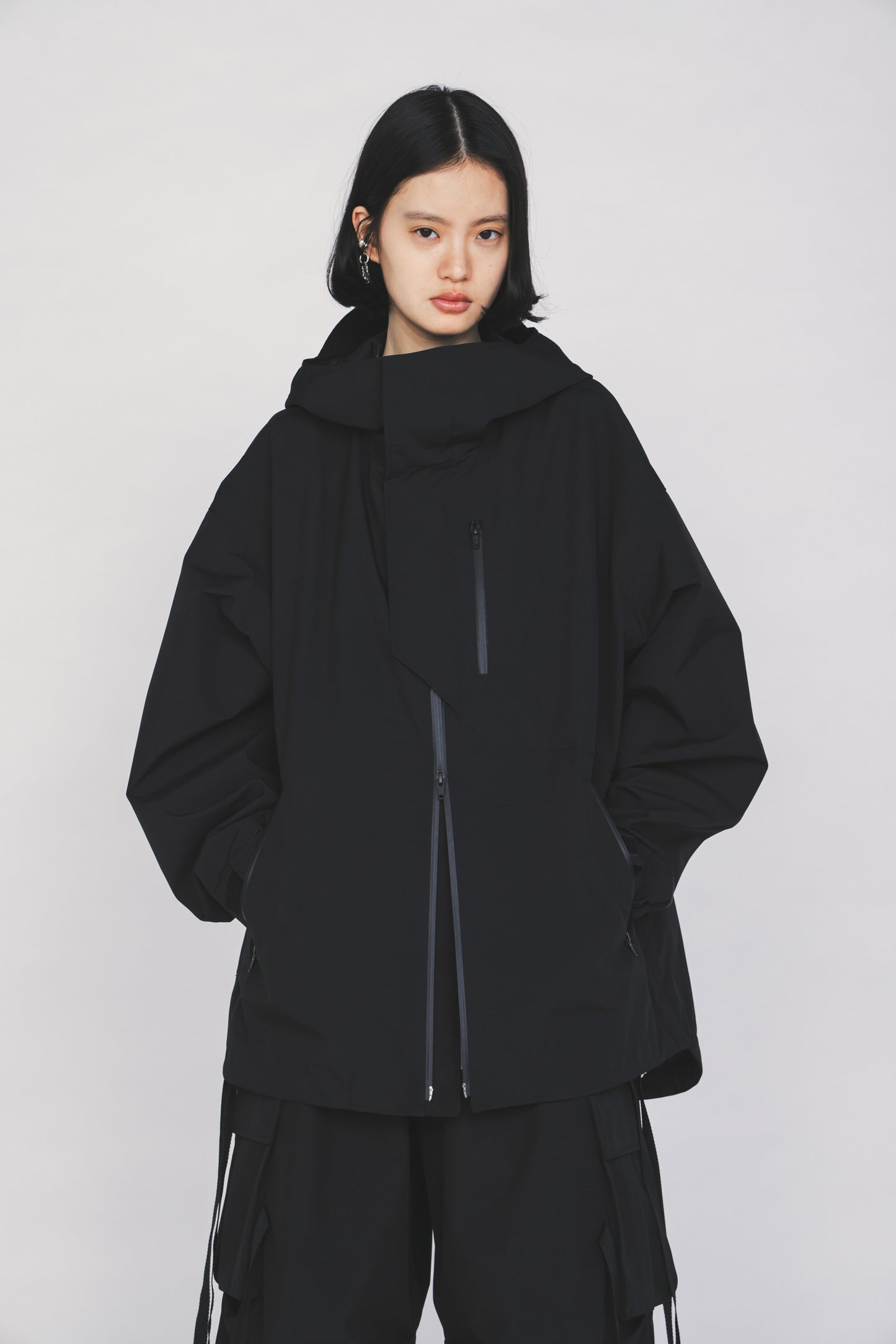 WATERPROOF TECH FABRIC MOUNTAIN PARKA