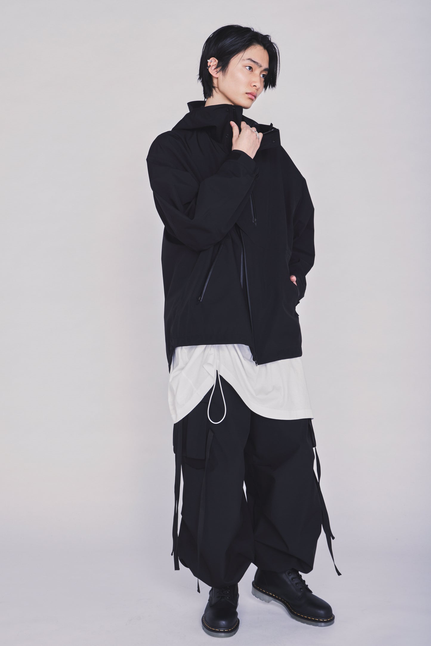 WATERPROOF TECH FABRIC MOUNTAIN PARKA