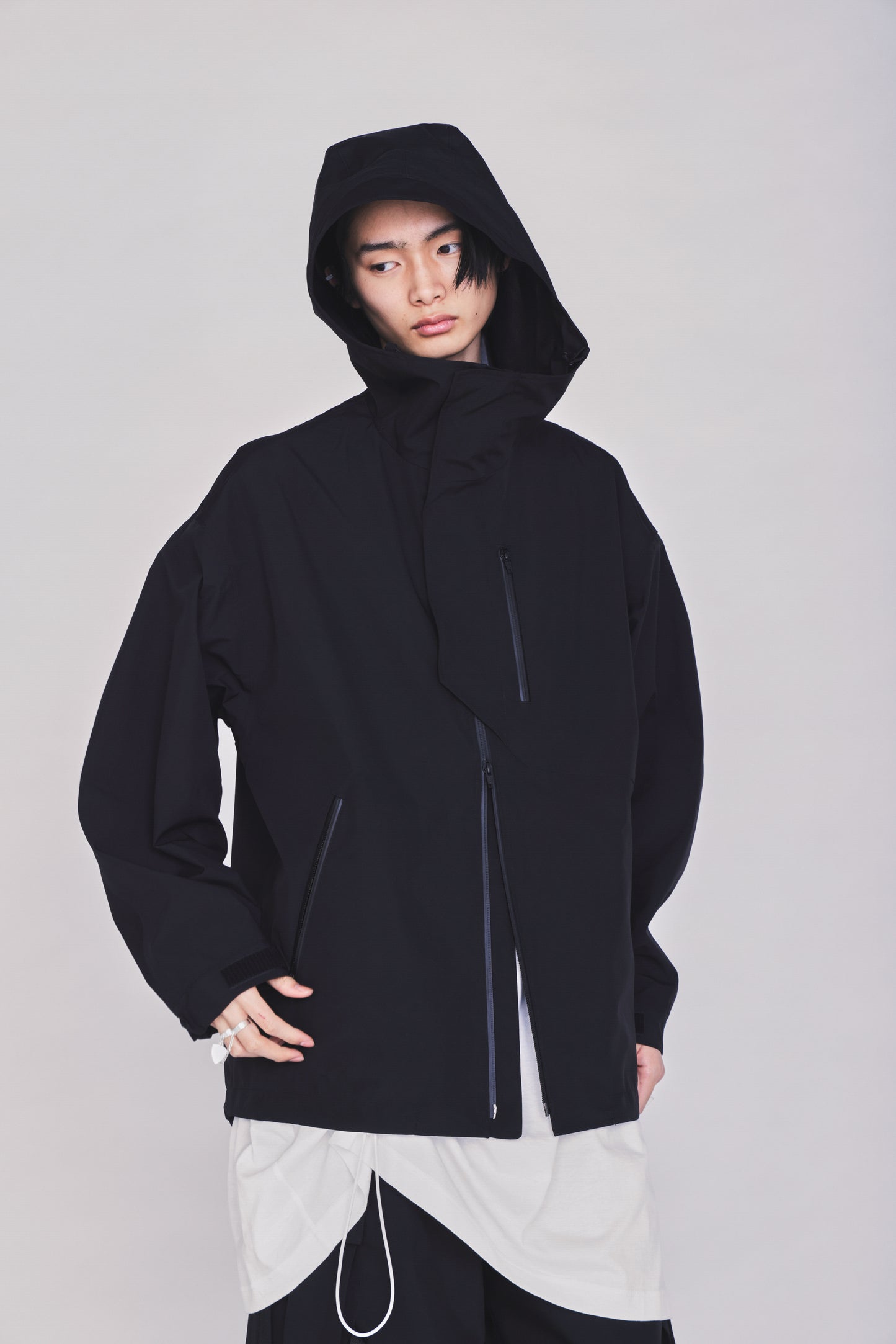 WATERPROOF TECH FABRIC MOUNTAIN PARKA