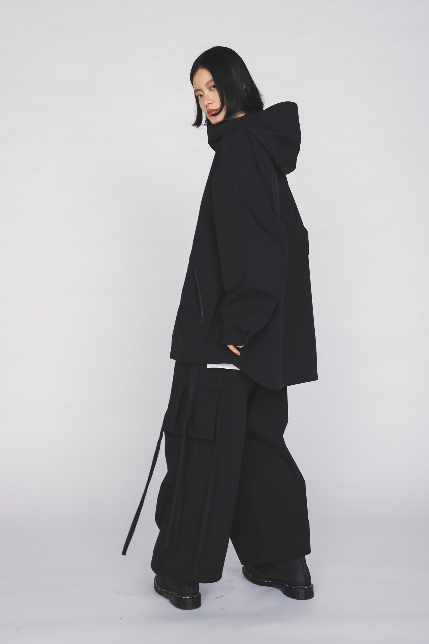 WATERPROOF TECH FABRIC MOUNTAIN PARKA