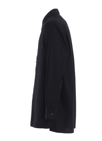 COTTON BROAD LOOSE-FIT REGULAR COLLAR SHIRT