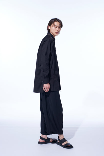 COTTON BROAD LOOSE-FIT REGULAR COLLAR SHIRT