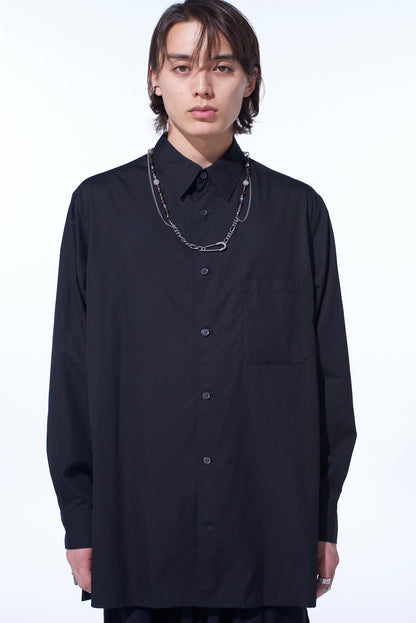 COTTON BROAD LOOSE-FIT REGULAR COLLAR SHIRT