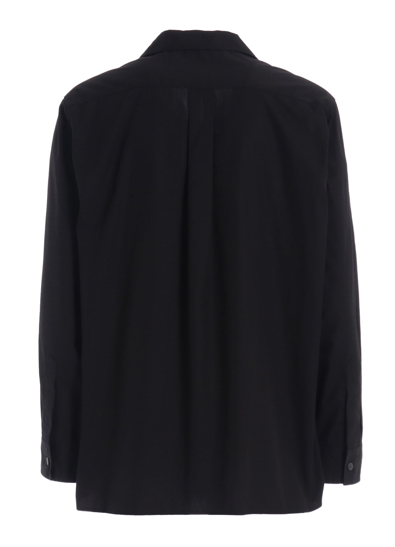 COTTON BROAD LOOSE-FIT OPEN COLLAR SHIRT
