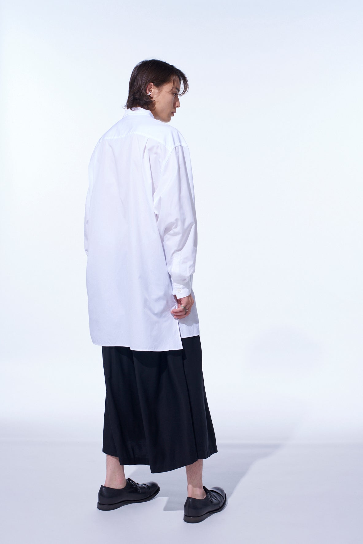 COTTON BROAD RIBBON COLLAR SHIRT – THE SHOP YOHJI YAMAMOTO
