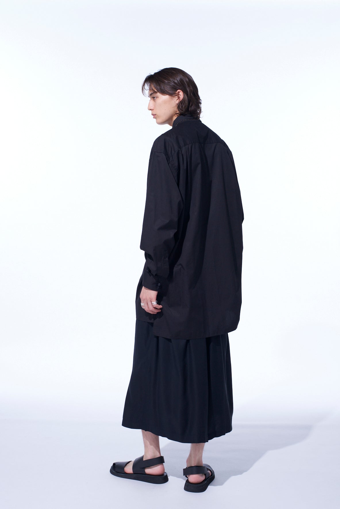 ジャケット・アウター goyemon Rib Regular Collar A/C Shirts M COTTON BROAD RIBBON COLLAR SHIRT – THE SHOP YOHJI YAMAMOTO