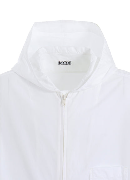 COTTON BROAD HOODED SHIRT