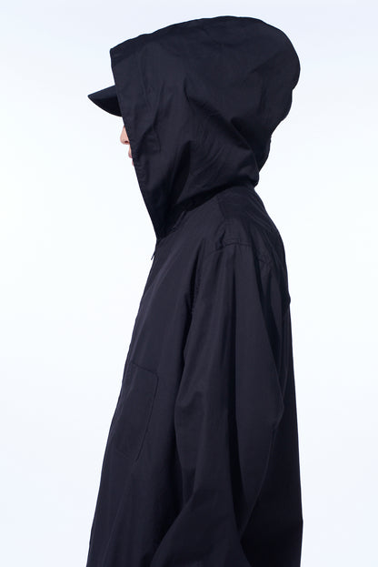 COTTON BROAD HOODED SHIRT