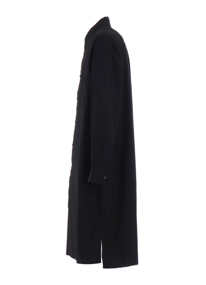 COTTON BROAD REGULAR COLLAR LONG SHIRT