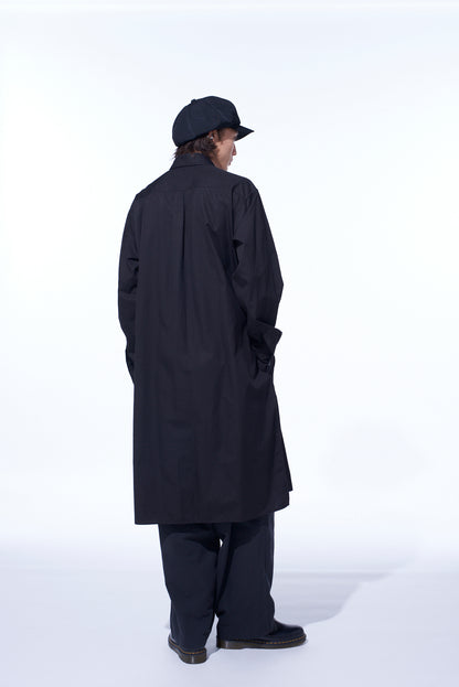 COTTON BROAD REGULAR COLLAR LONG SHIRT