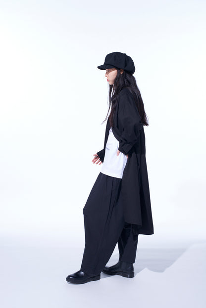 COTTON BROAD REGULAR COLLAR LONG SHIRT