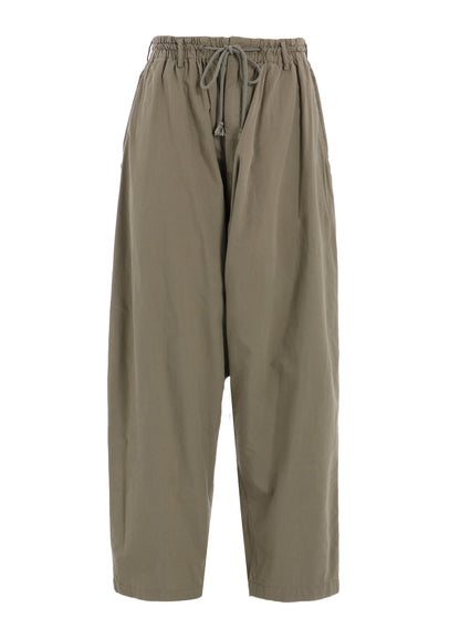 BRUSHED WASHER FINISH BROAD SAROUEL PANTS