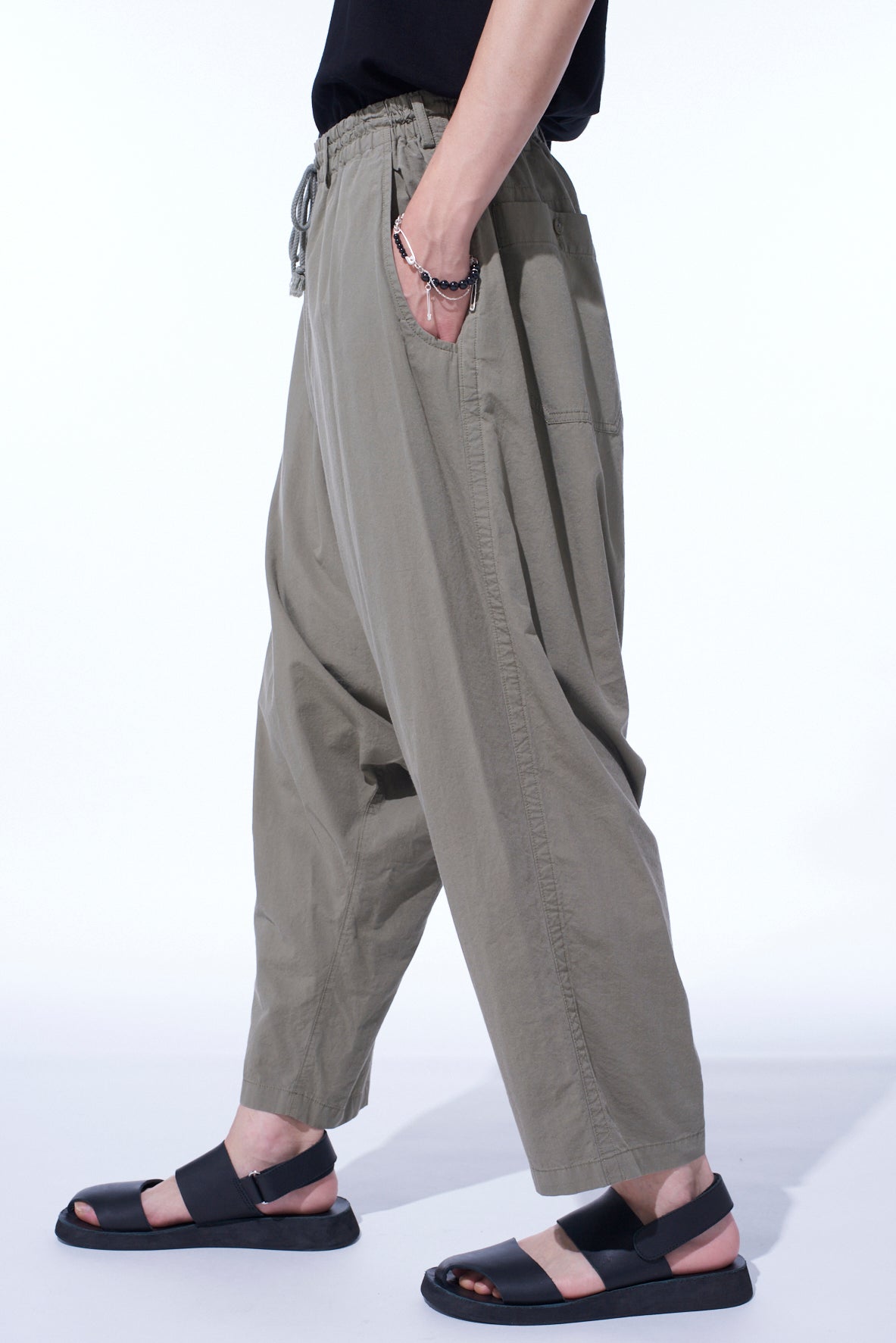 s*n様 GROUND−Y sarouel pants BRUSHED WASHER FINISH BROAD SAROUEL PANTS – THE SHOP YOHJI
