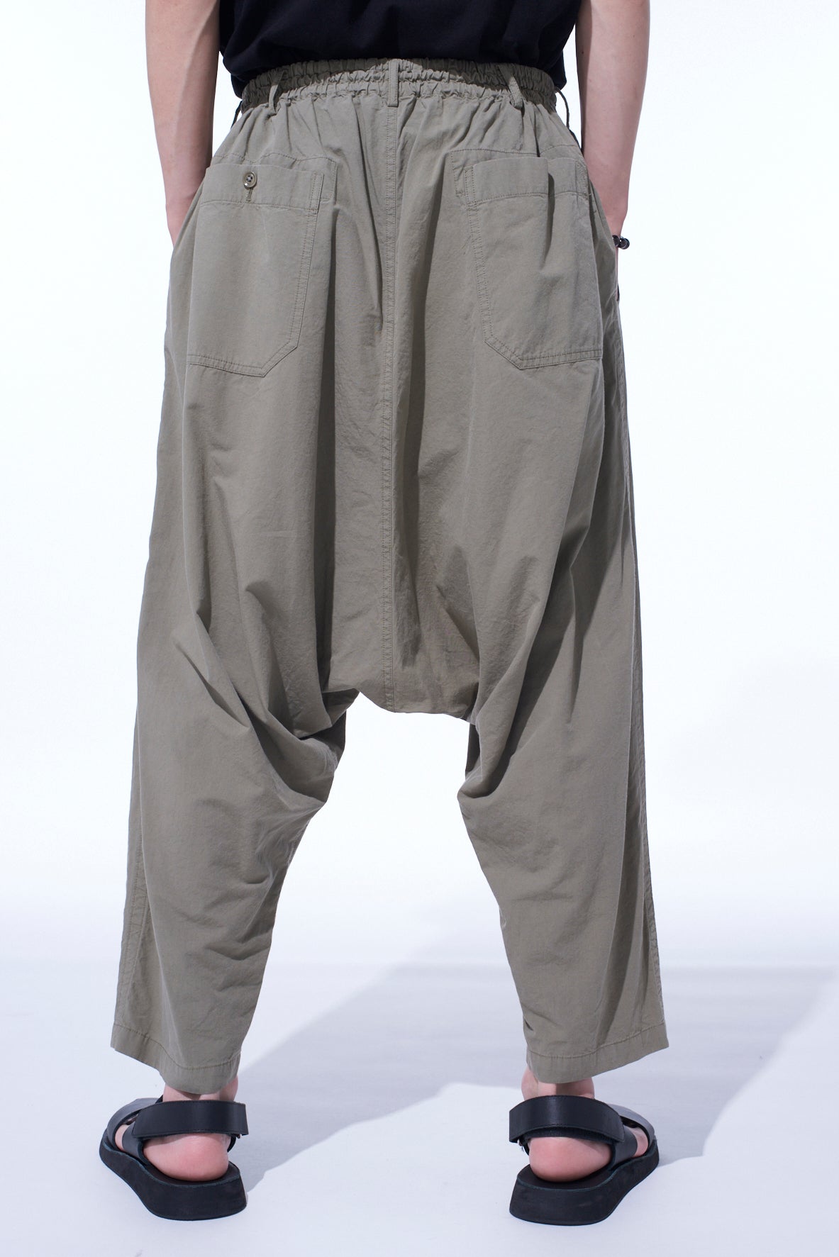 パンツ yohji yamamoto femme Wide Sarouel Pants CREPE de CHINE BALLOON SAROUEL PANTS – THE SHOP YOHJI YAMAMOTO