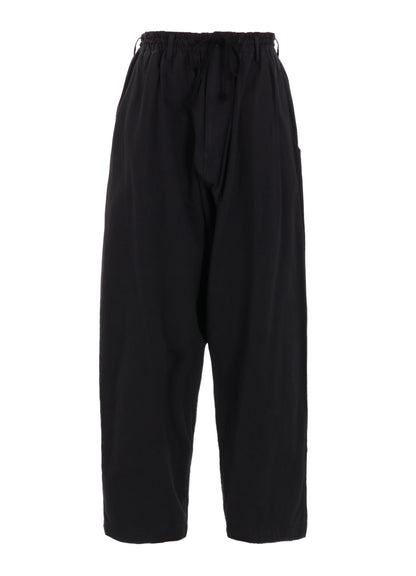 BRUSHED WASHER FINISH BROAD SAROUEL PANTS