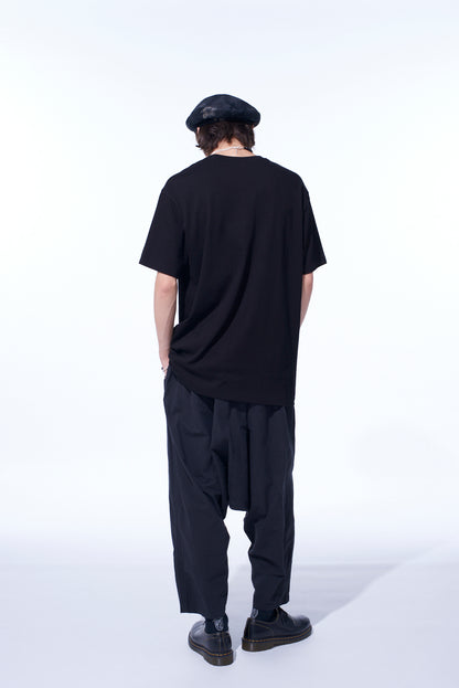 BRUSHED WASHER FINISH BROAD SAROUEL PANTS