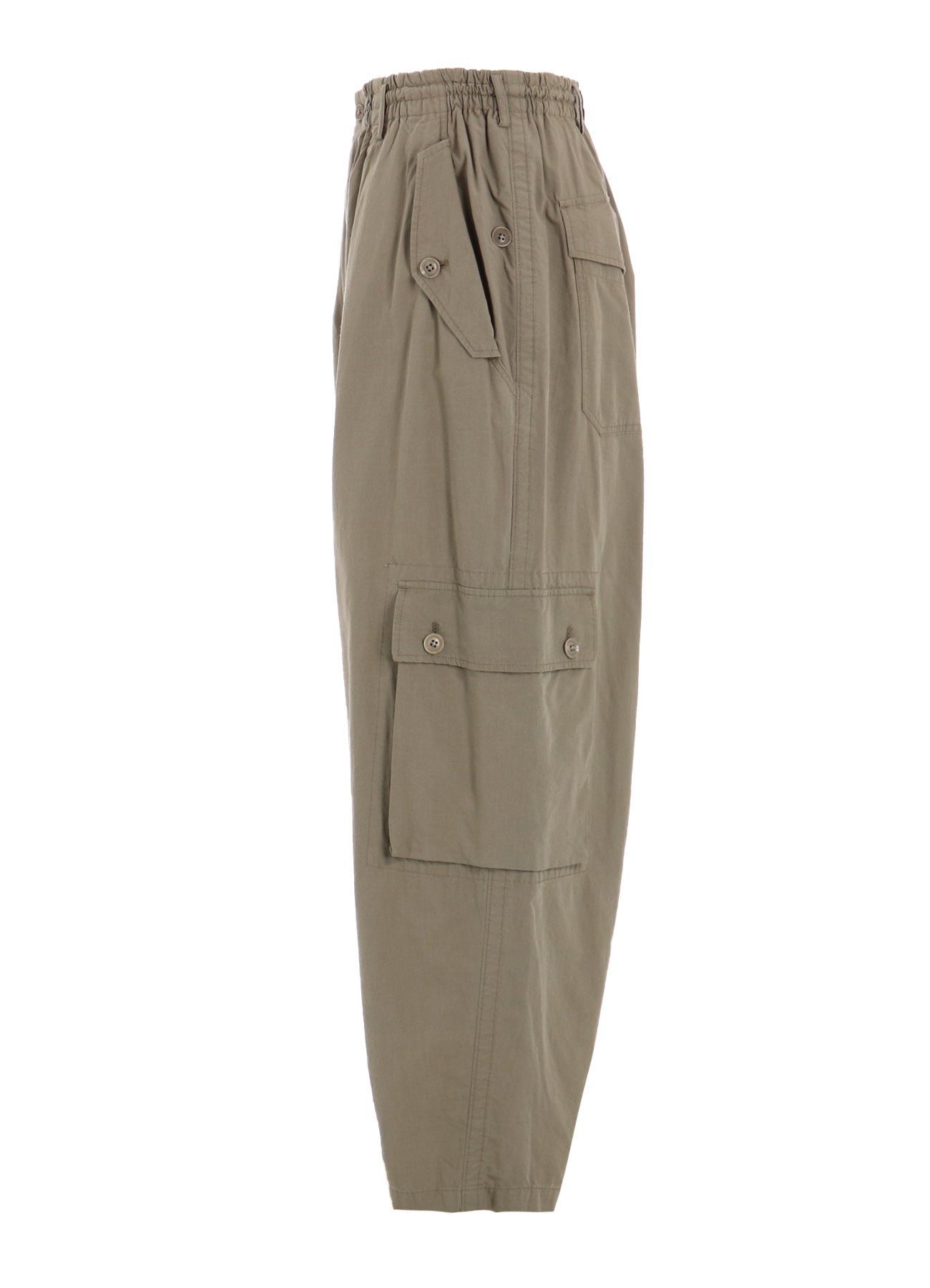 BRUSHED WASHER FINISH BROAD CARGO PANTS