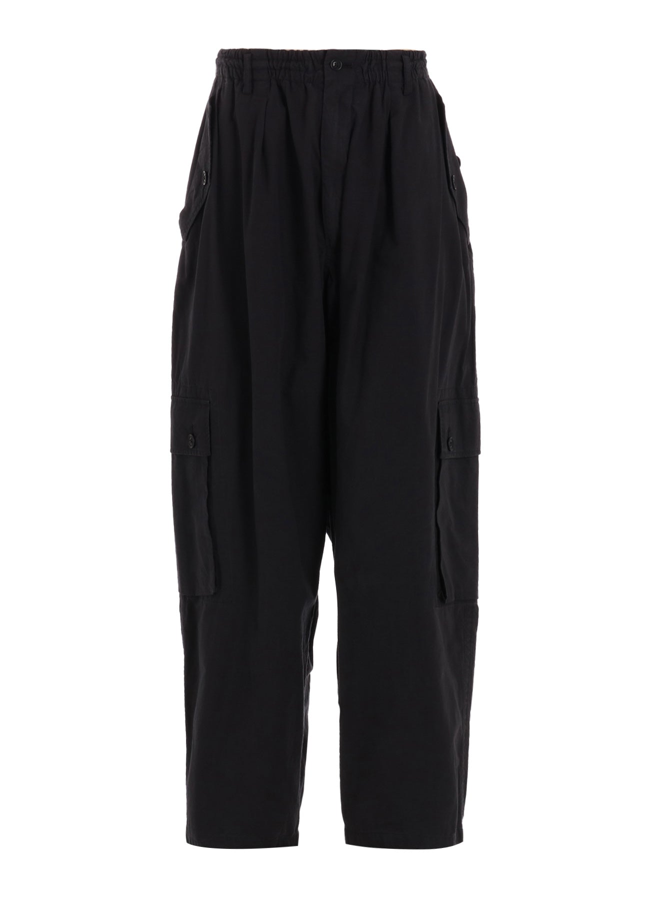 BRUSHED WASHER FINISH BROAD CARGO PANTS