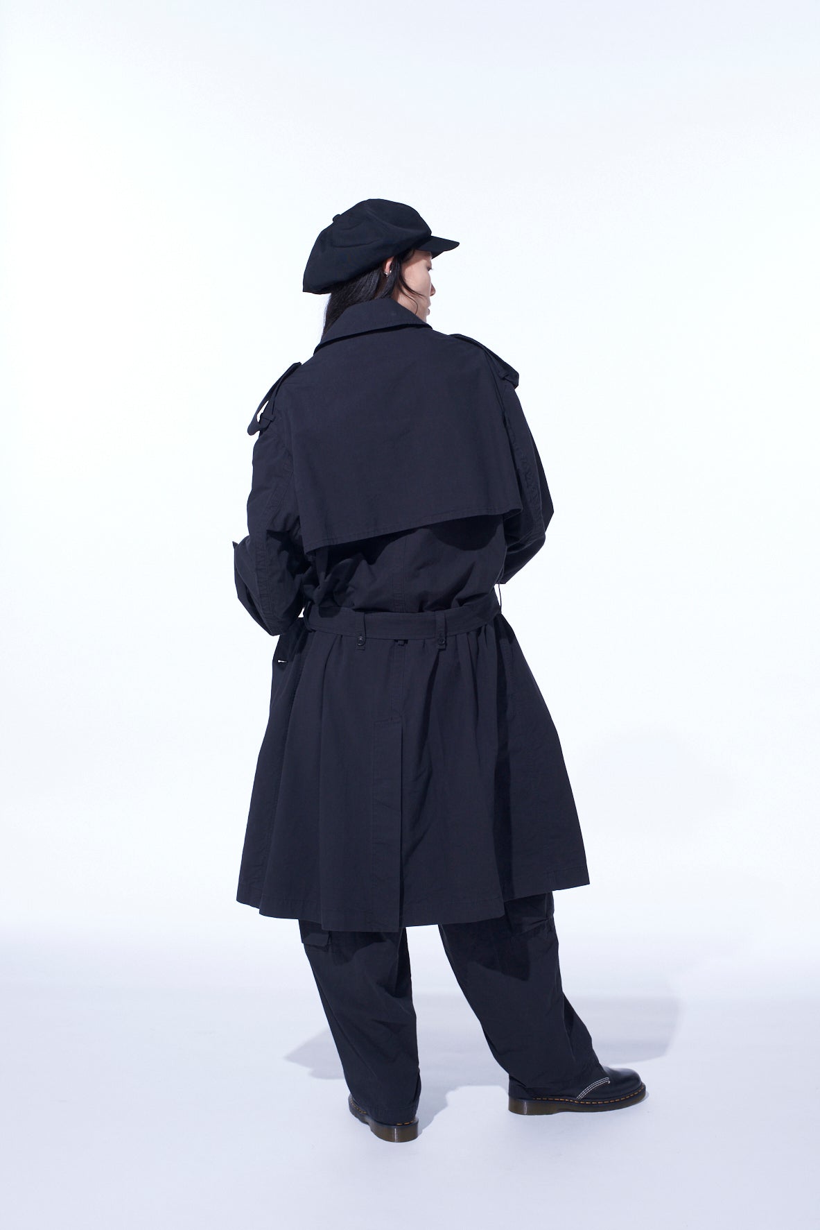 BRUSHED WASHER FINISH BROAD CARGO PANTS