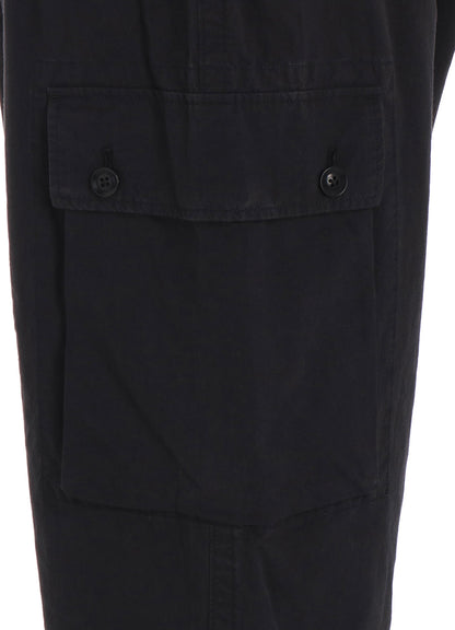 BRUSHED WASHER FINISH BROAD CARGO PANTS