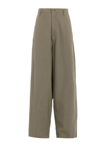 BRUSHED WASHER FINISH BROAD 5POCKET WIDE PANTS