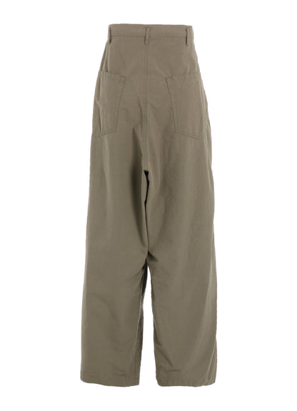 BRUSHED WASHER FINISH BROAD 5POCKET WIDE PANTS
