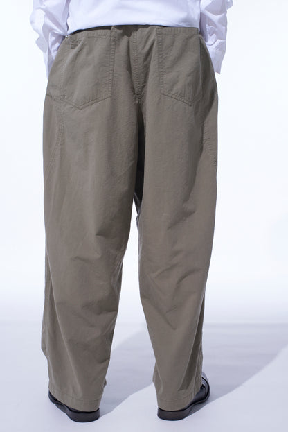 BRUSHED WASHER FINISH BROAD 5POCKET WIDE PANTS