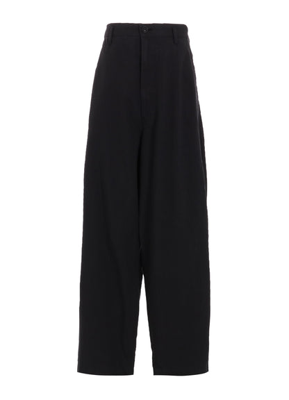 BRUSHED WASHER FINISH BROAD 5POCKET WIDE PANTS