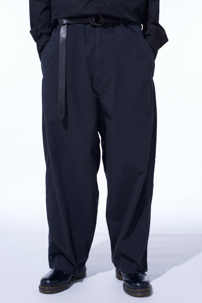 BRUSHED WASHER FINISH BROAD 5POCKET WIDE PANTS