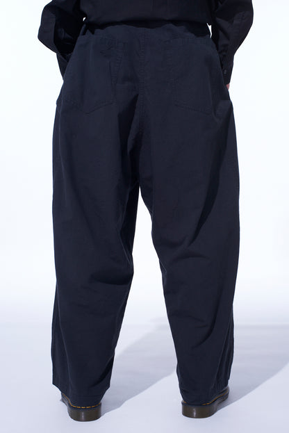 BRUSHED WASHER FINISH BROAD 5POCKET WIDE PANTS