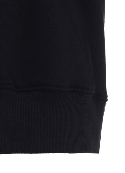 FRENCH TERRY SIDE ZIP HOODIE