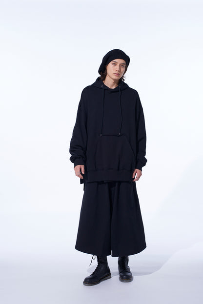 FRENCH TERRY SIDE ZIP HOODIE