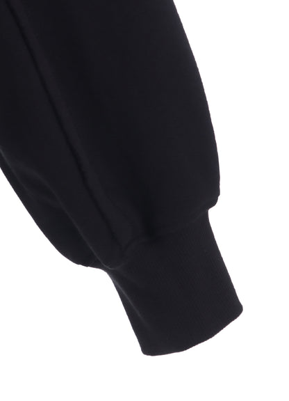 FRENCH TERRY SIDE ZIP HOODIE