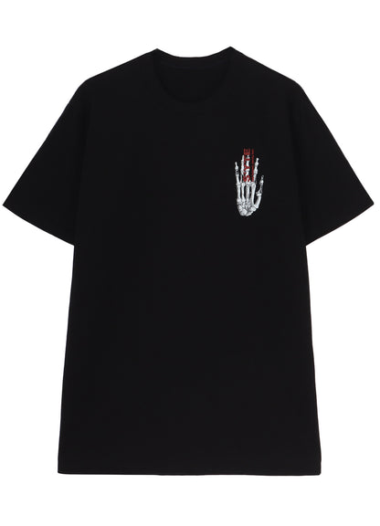 GRAPHIC T-SHIRT -GRIEVING SKULL-