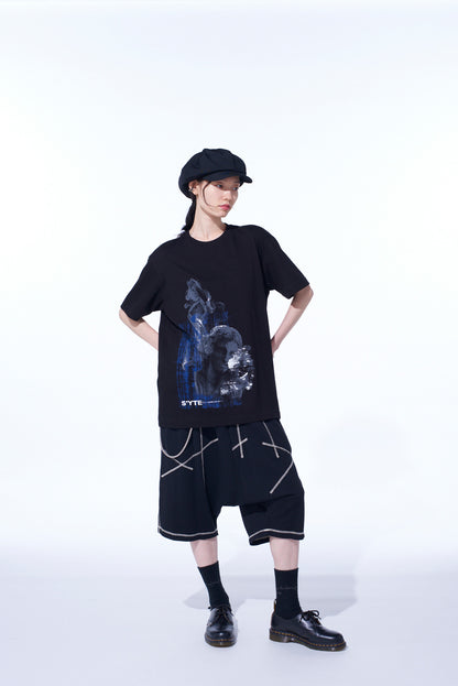GRAPHIC T-SHIRT -STATUE-