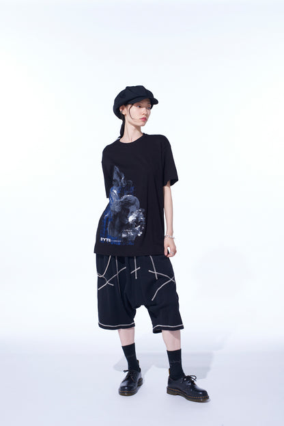 GRAPHIC T-SHIRT -STATUE-