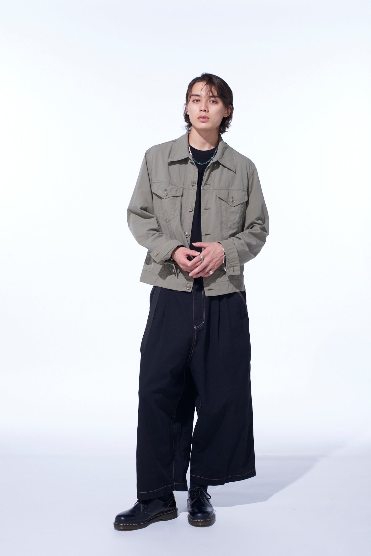 BRUSHED WASHER FINISH BROAD TRACKER JACKET