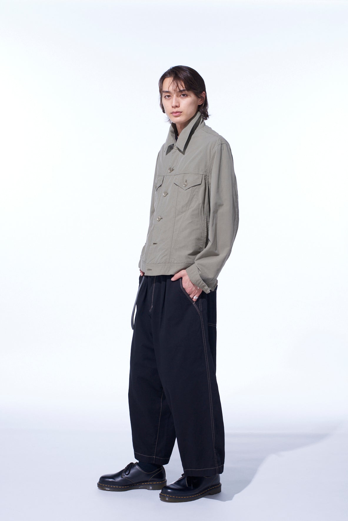 BRUSHED WASHER FINISH BROAD TRACKER JACKET